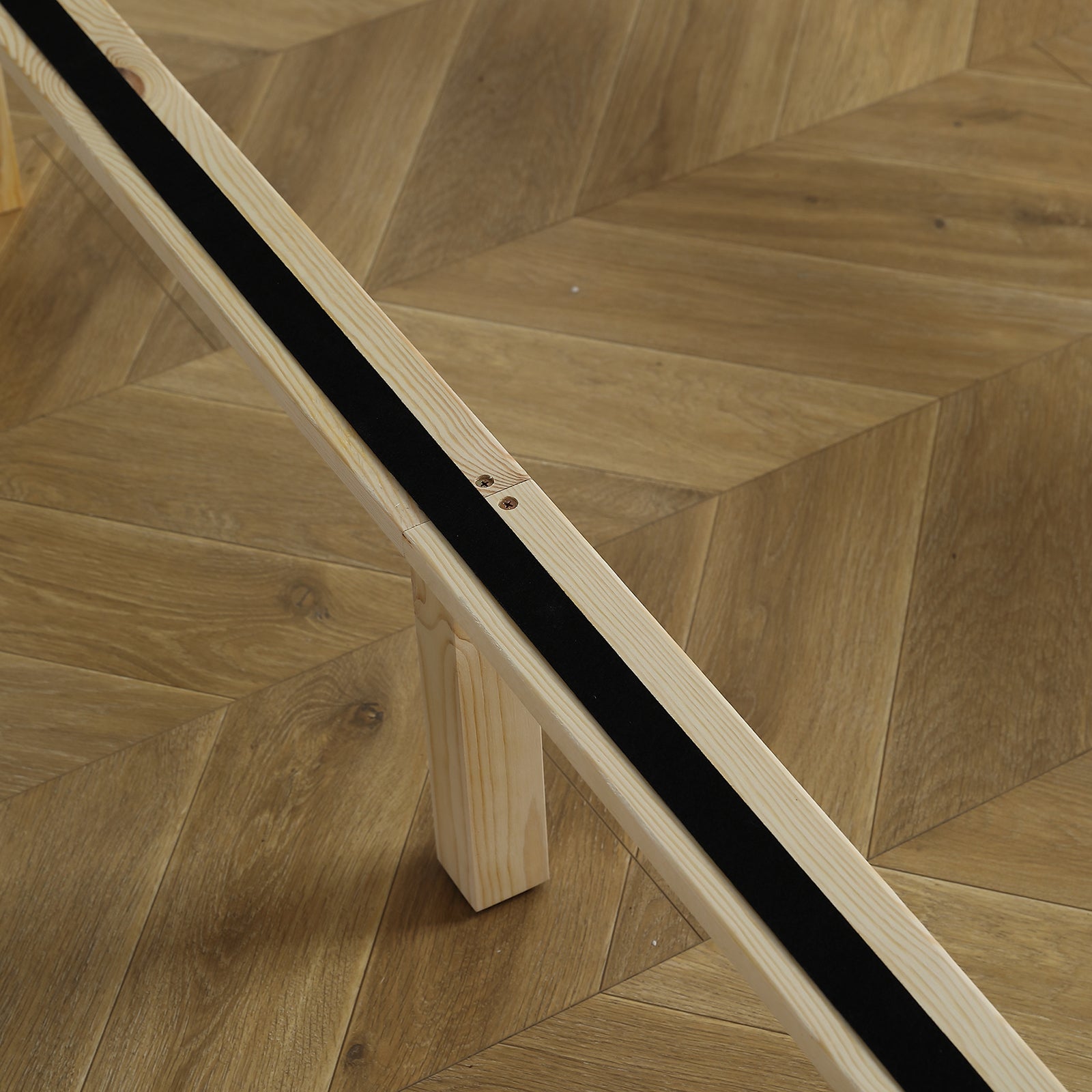 White Queen Pine Curved Headboard Cubby Bed 