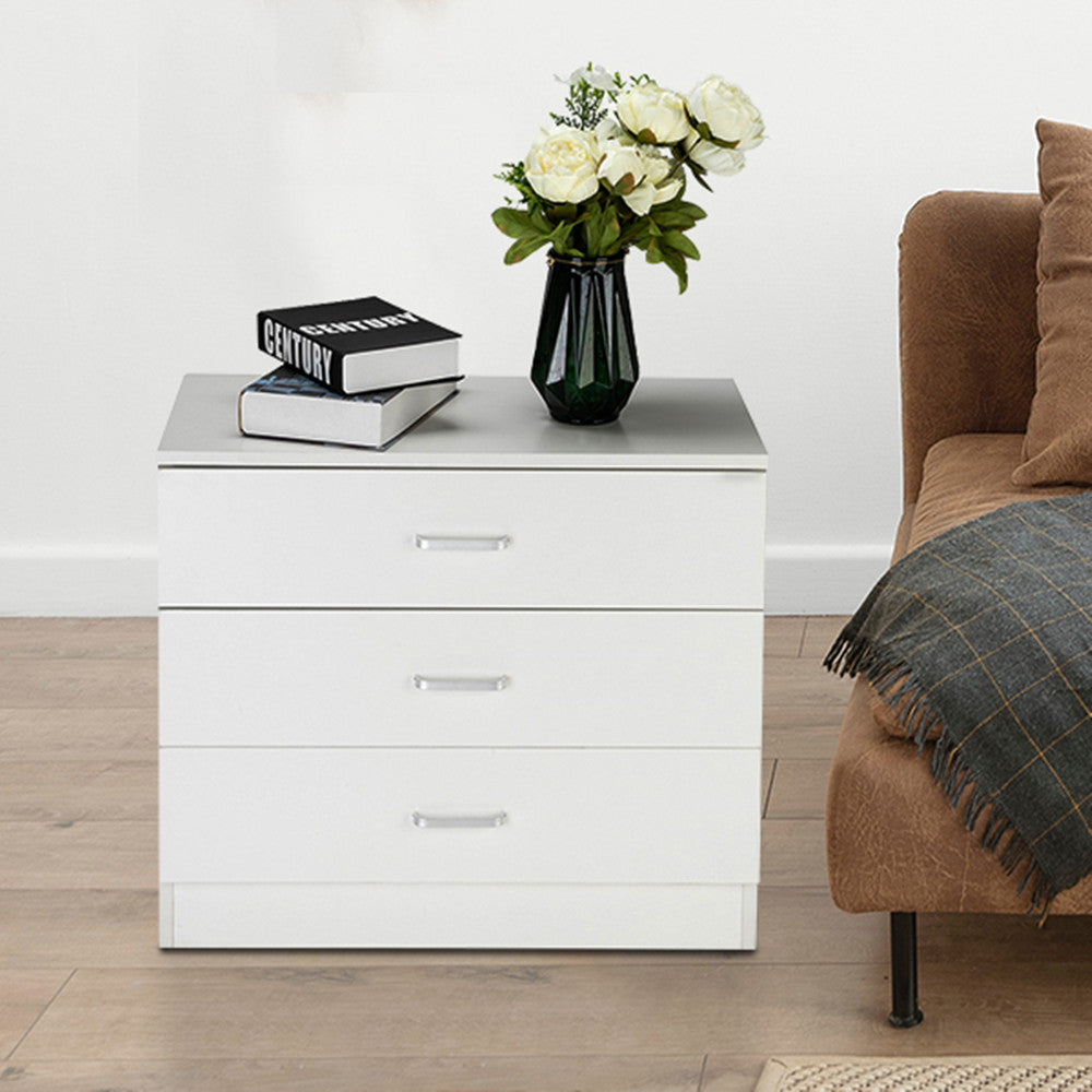 Modern Simple 4-Drawer Dresser White