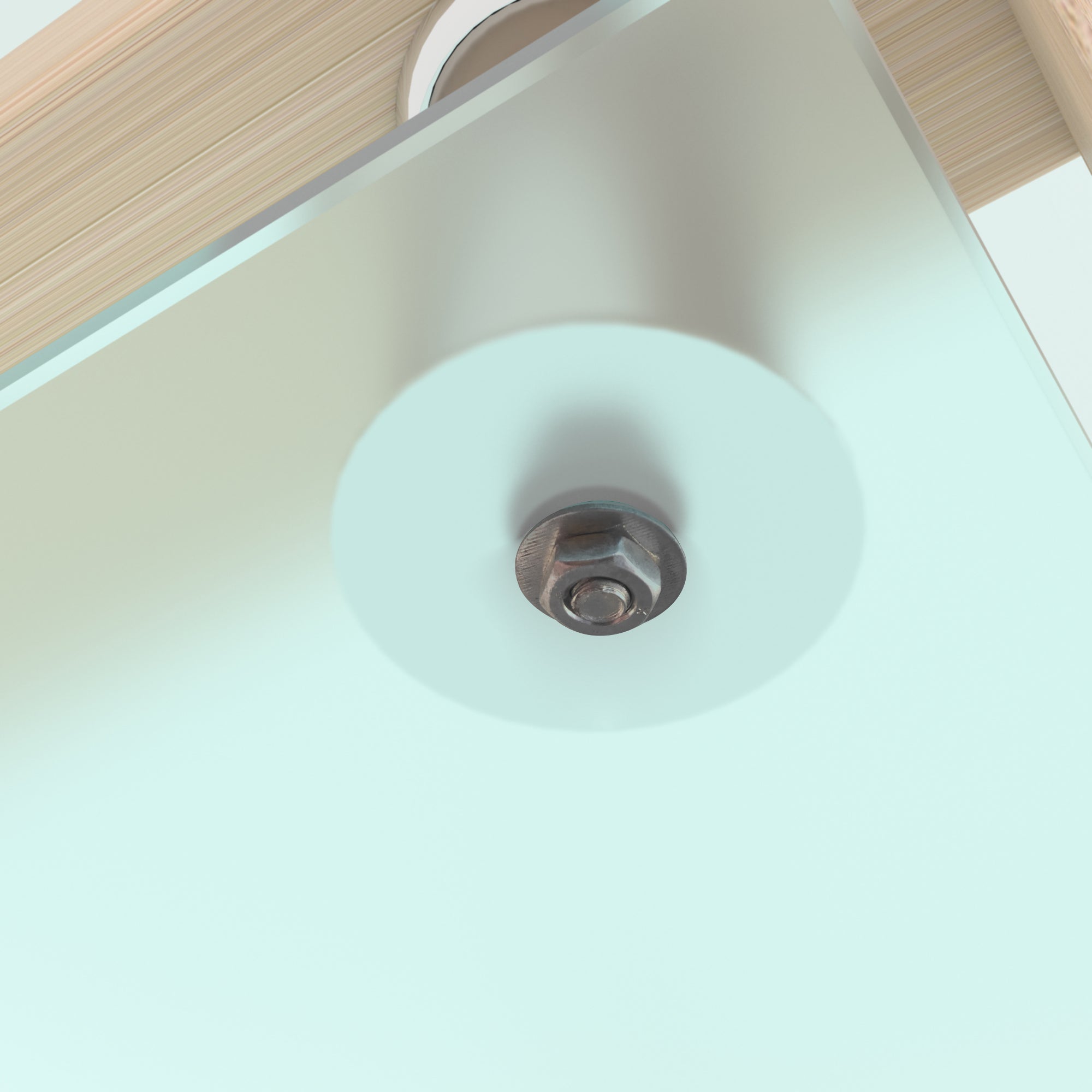 Rectangle  Glass Coffee Table, Clear Coffee Table Modern Side Center Tables for Living Room Living Room Furniture