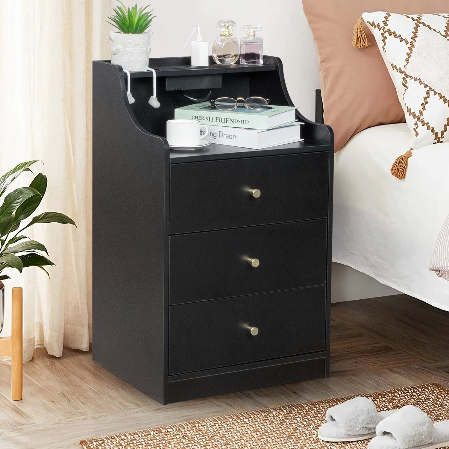 Black Bedside Tables