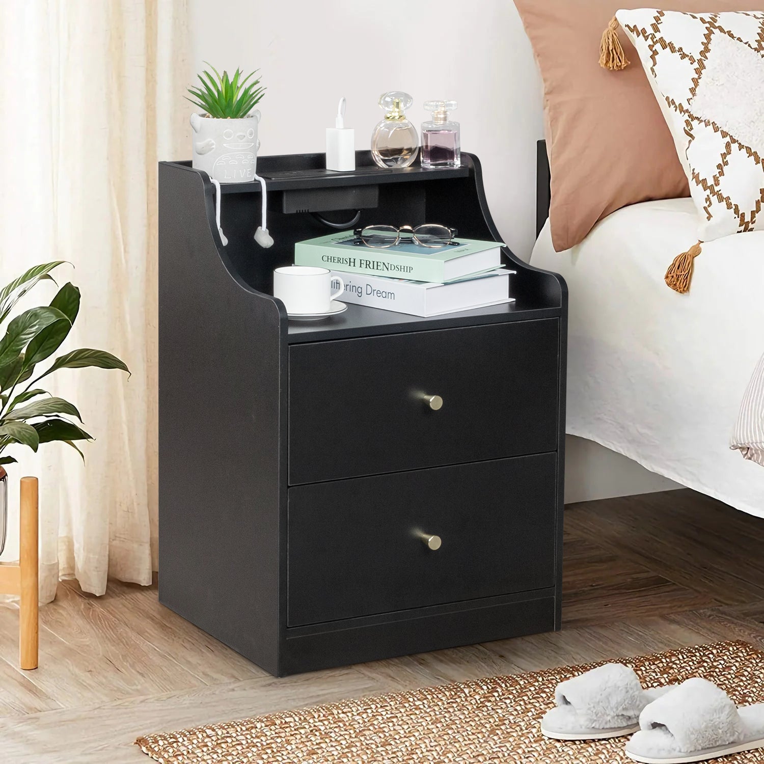 Black Bedside Tables