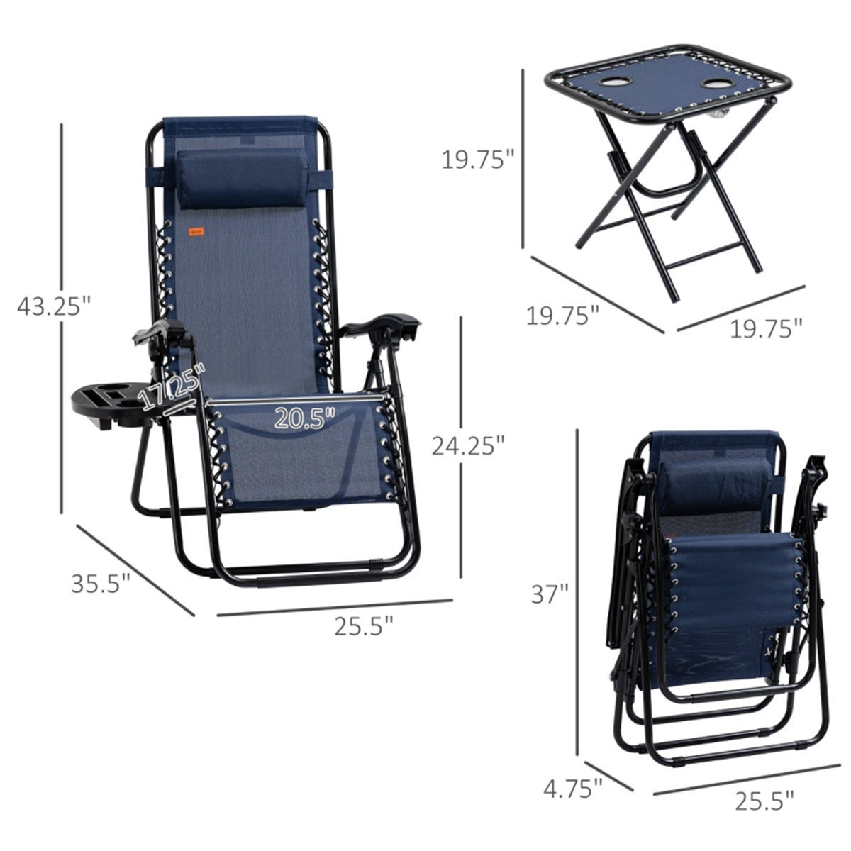 Folding Lounge Chairs / beach chair ( Amazon Shipping)（Prohibited by WalMart）