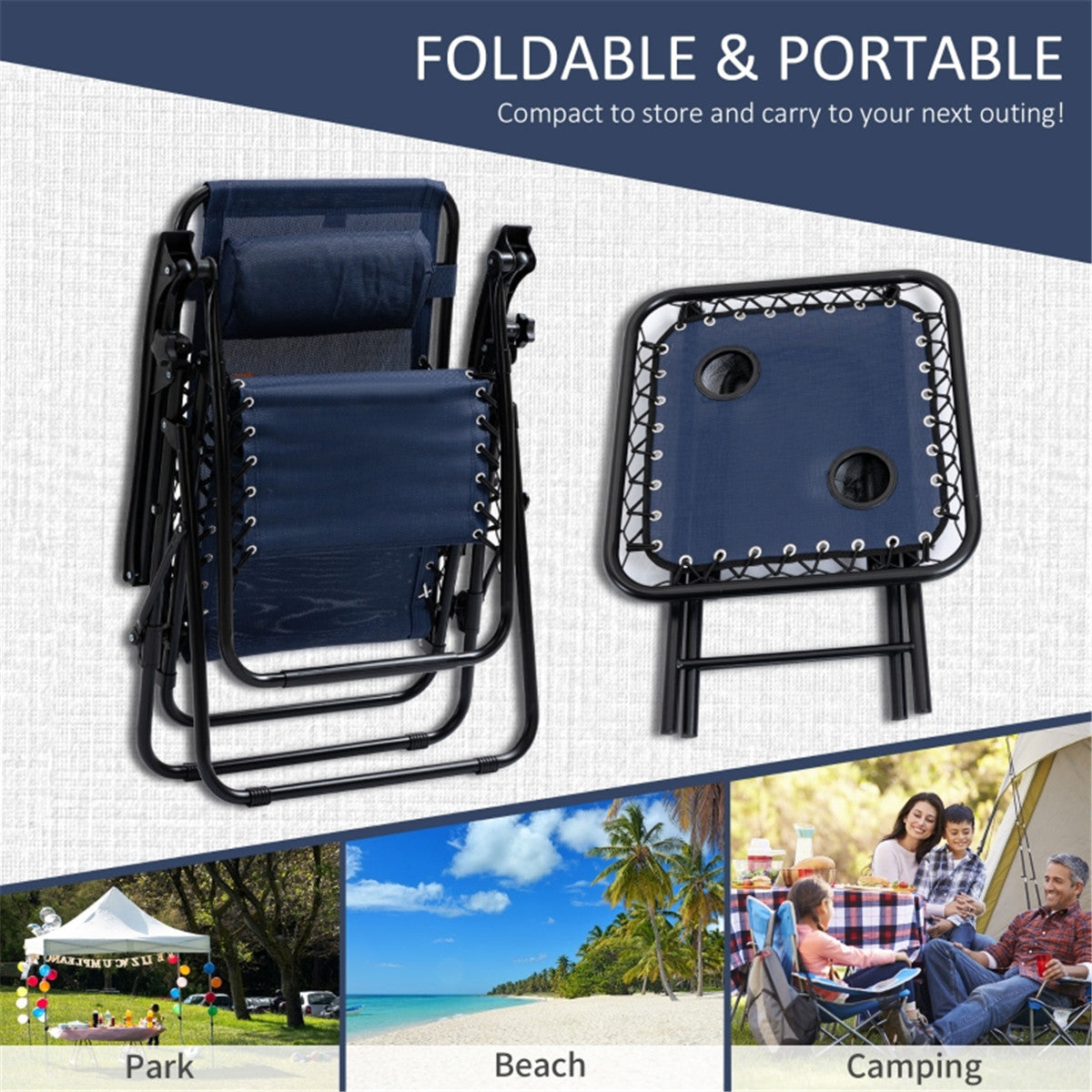 Folding Lounge Chairs / beach chair ( Amazon Shipping)（Prohibited by WalMart）