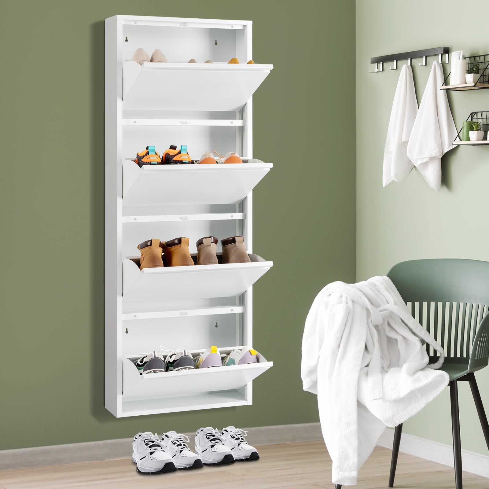 4Tier Shoe Rack Storage Organizer