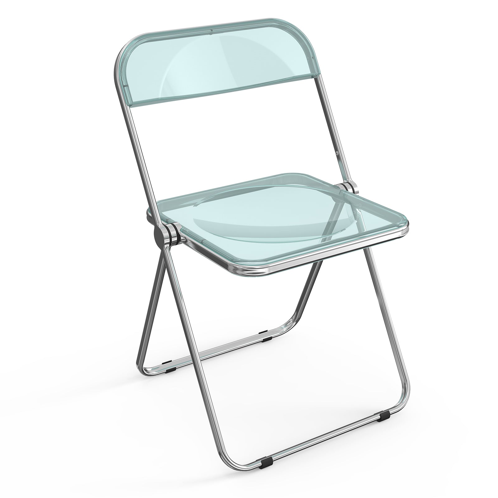 2pcs Foldable Patio Plastic Folding Chairs