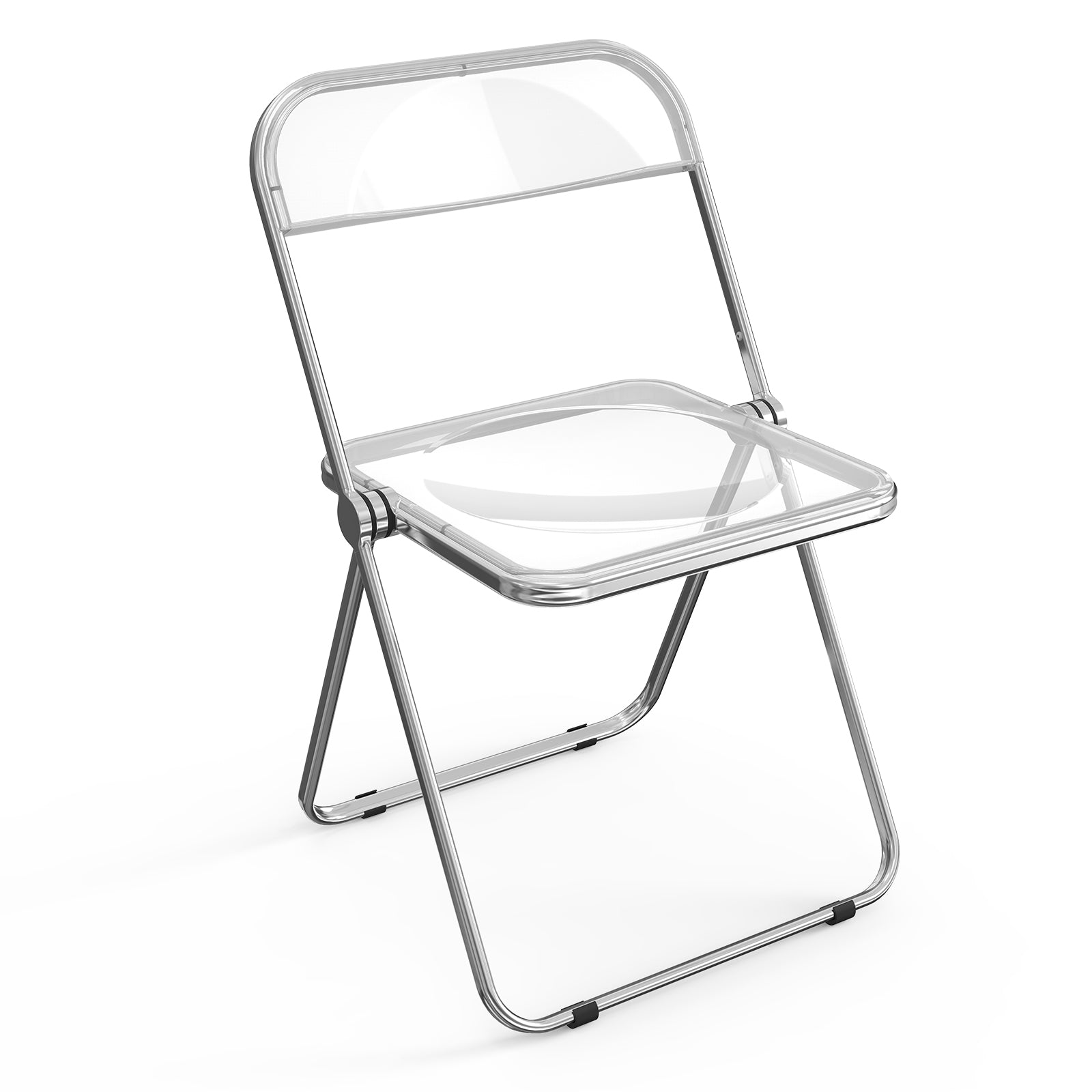 2pcs Foldable Patio Plastic Folding Chairs