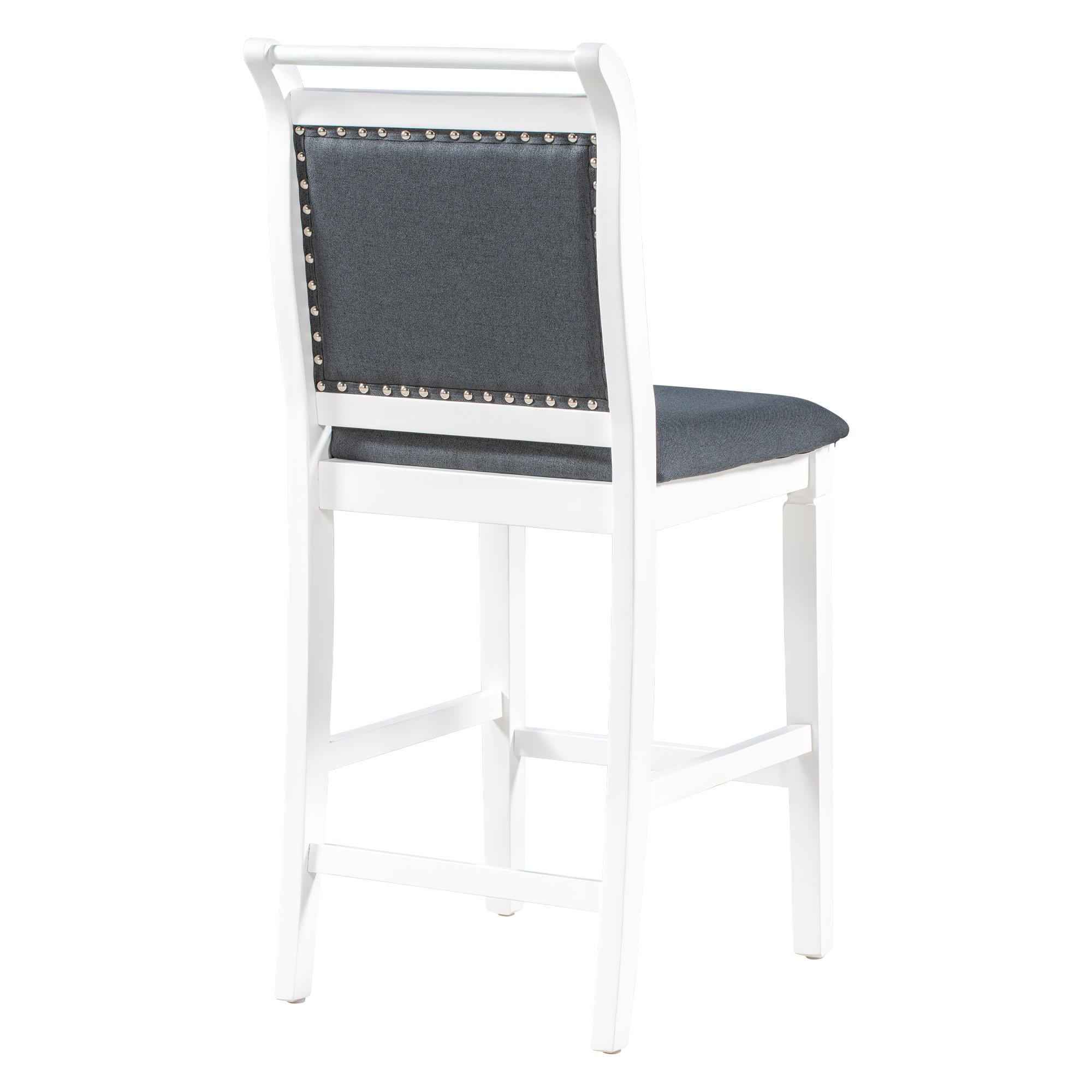 3-Piece Wood Counter Height Drop Leaf Dining Table Set