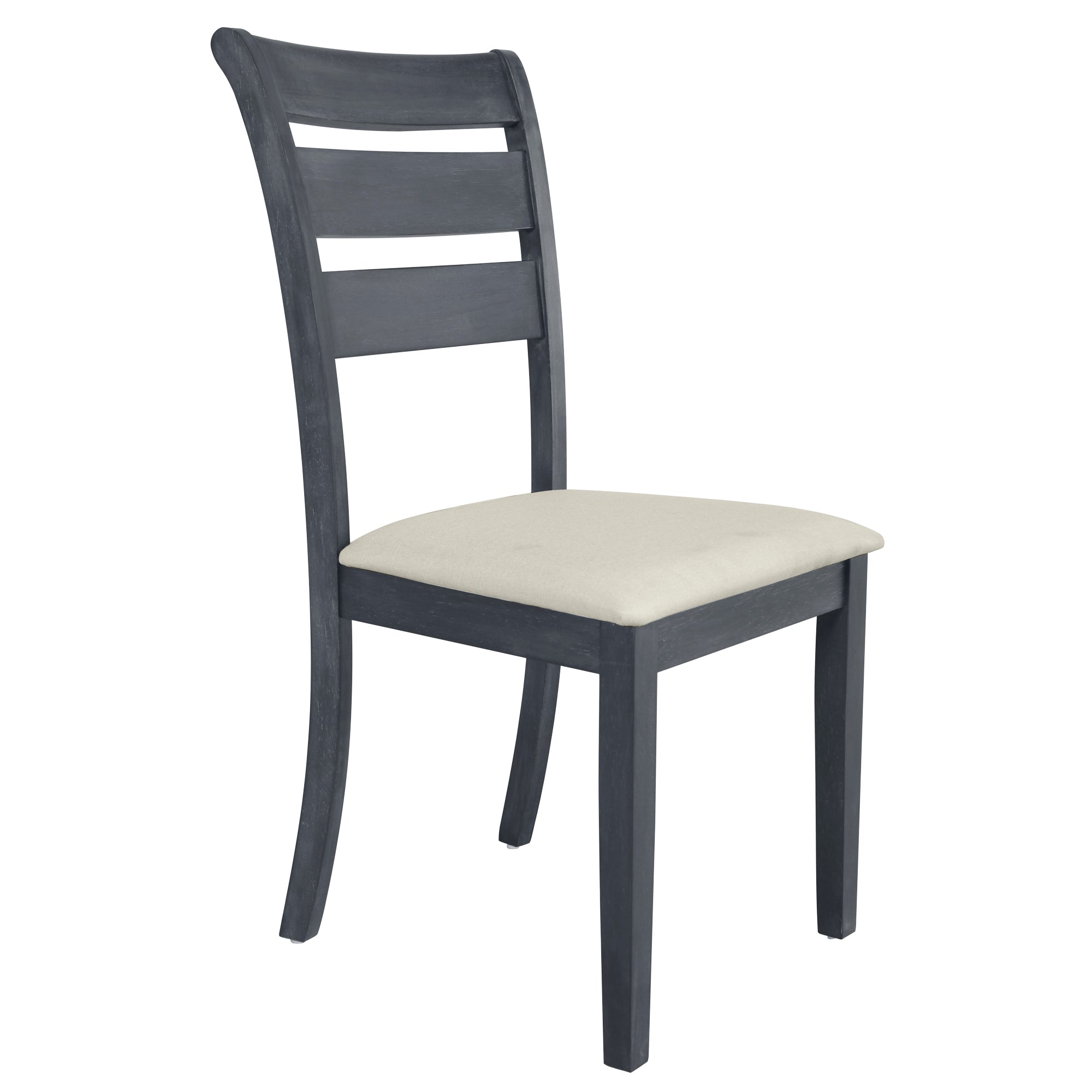 5-Piece Farmhouse Round Pedestal Extending Dining Table Set for 4