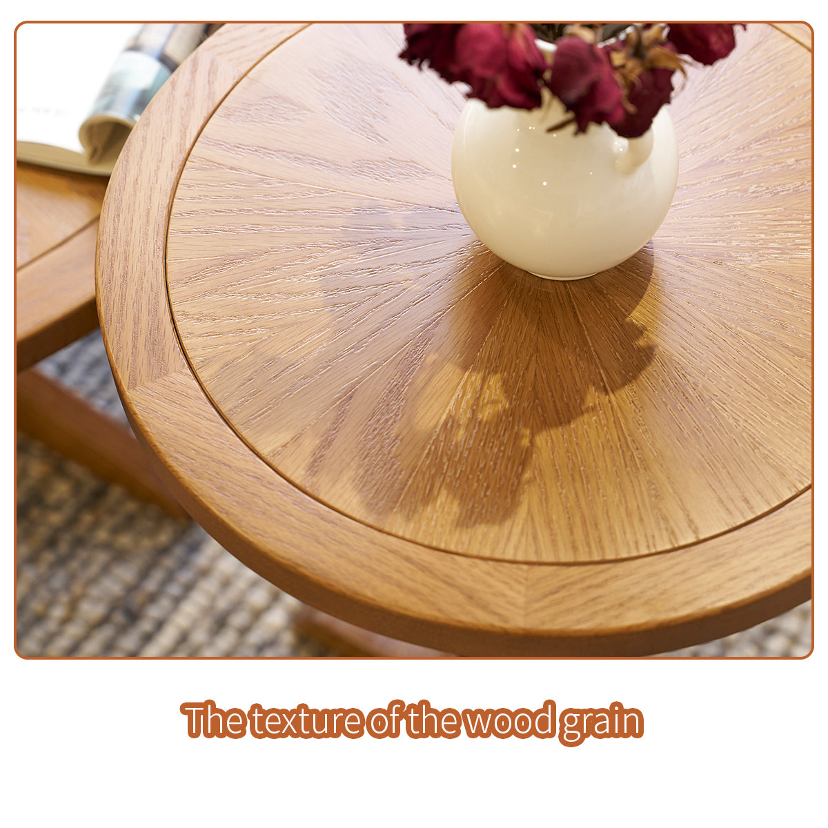 2-Piece Modern Farmhouse Living Room Coffee Table Sets