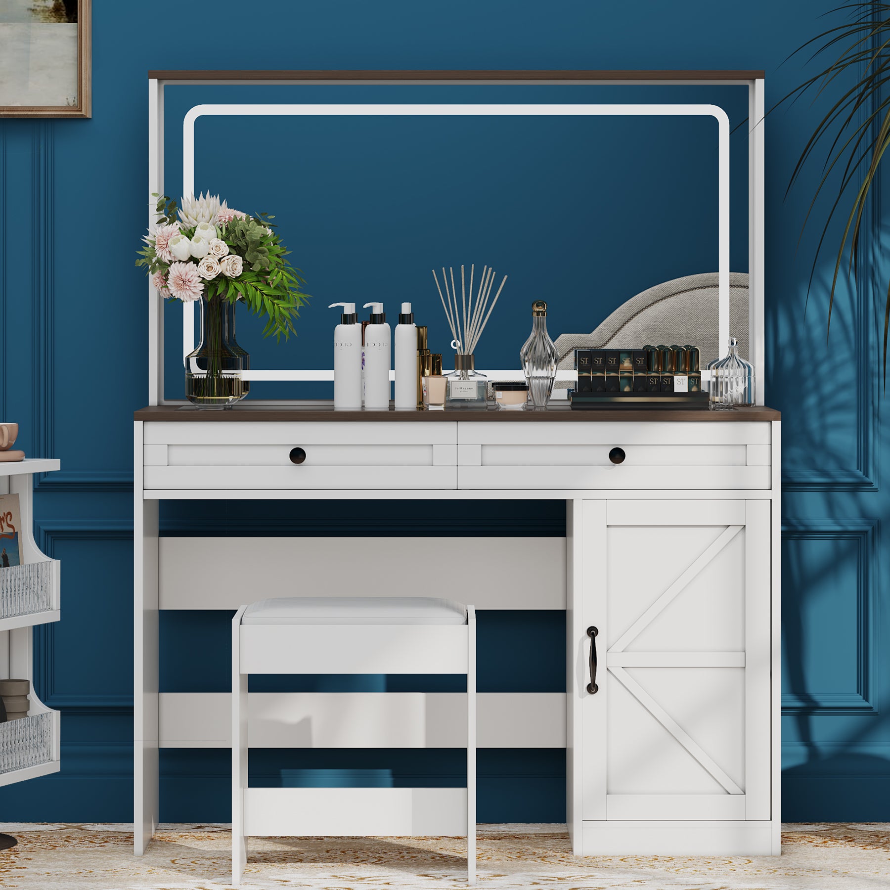 43.3"Makeup Vanity Table