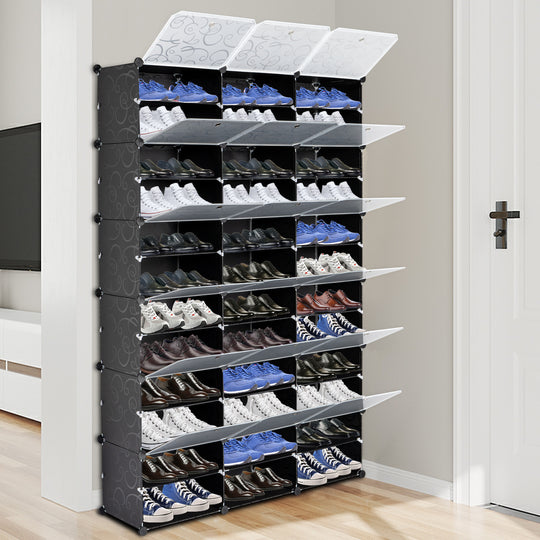 12-Tier Portable 72 Pair Portable Shoe Rack Organizer