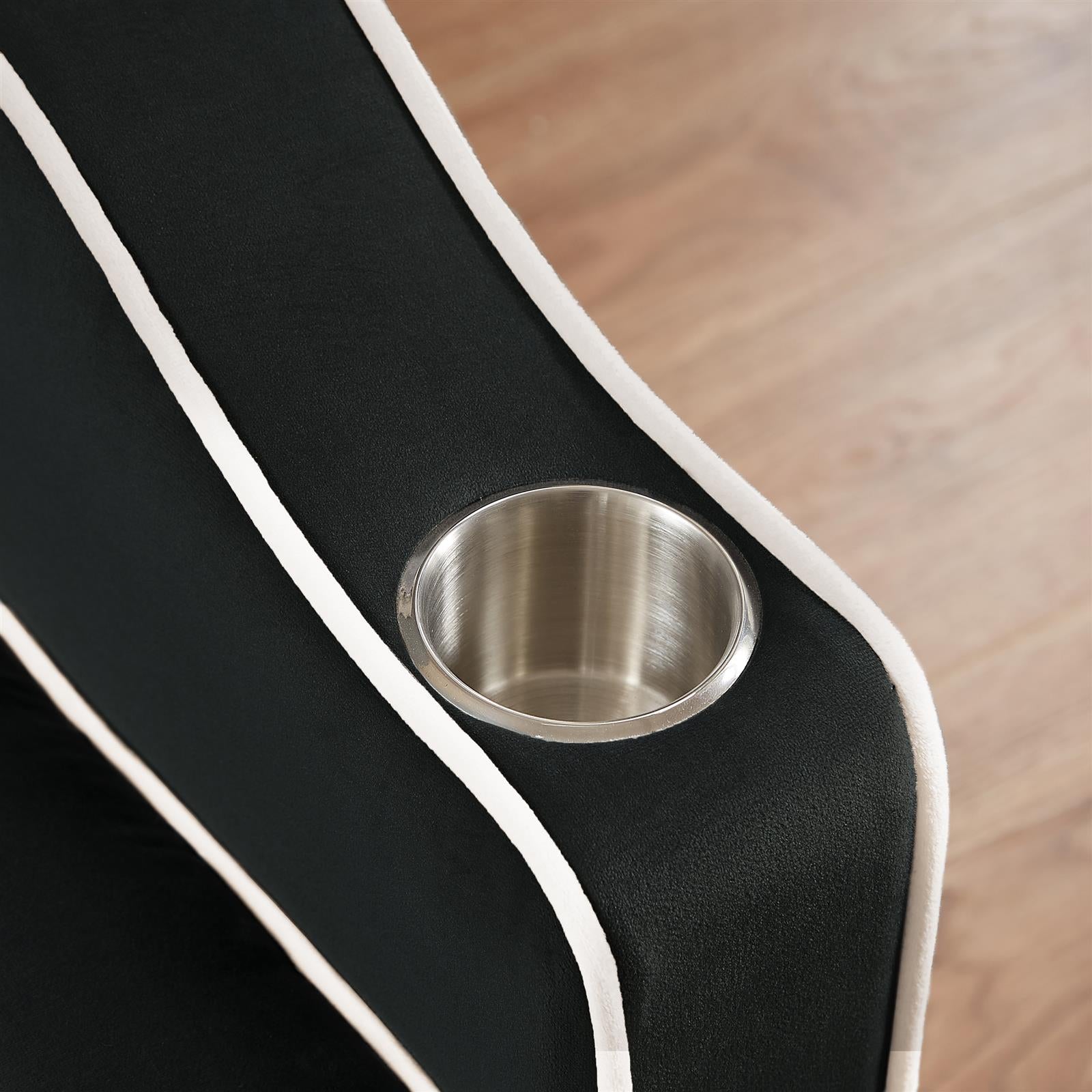 Foldable Velvet Sofa Beds with USB