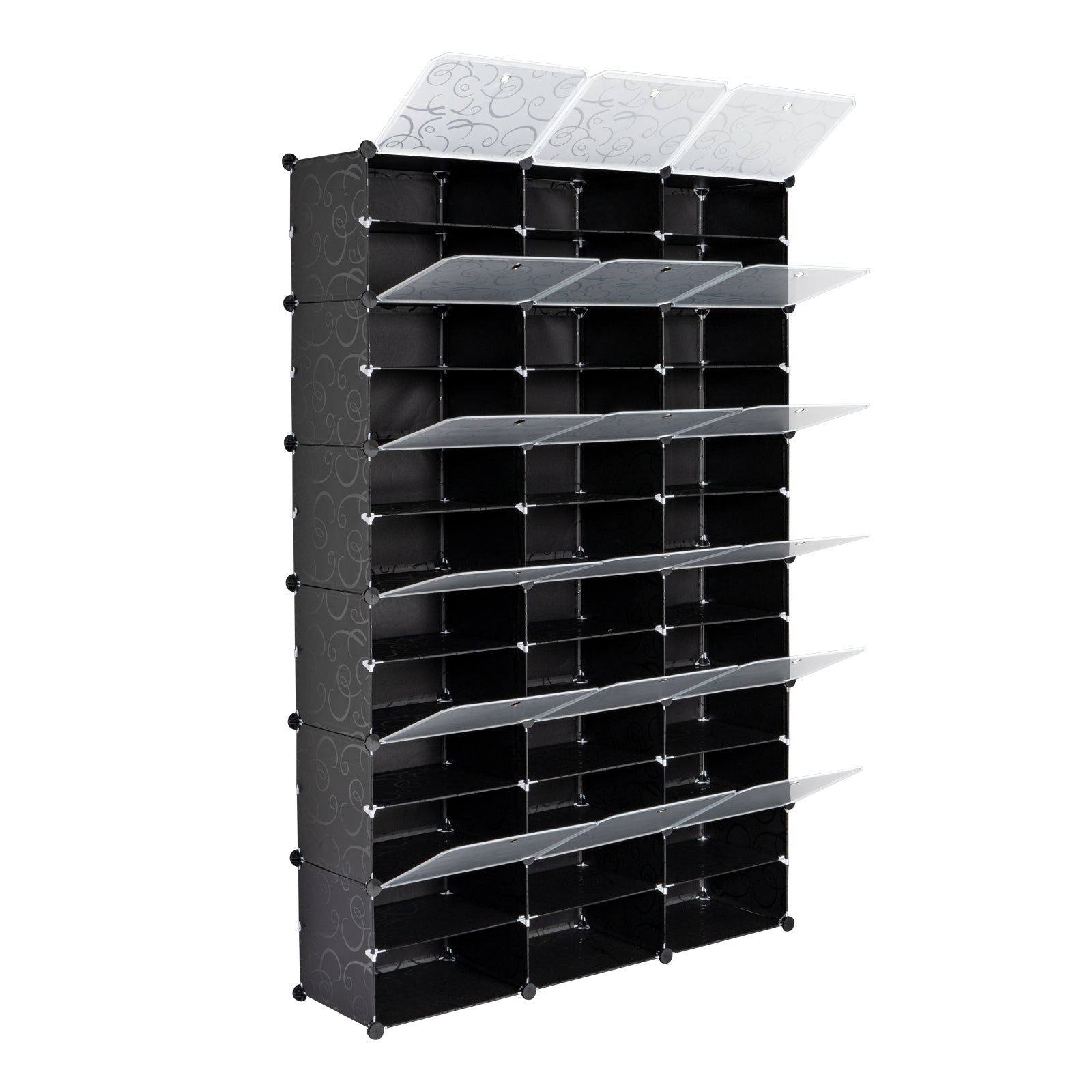 12-Tier Portable 72 Pair Portable Shoe Rack Organizer